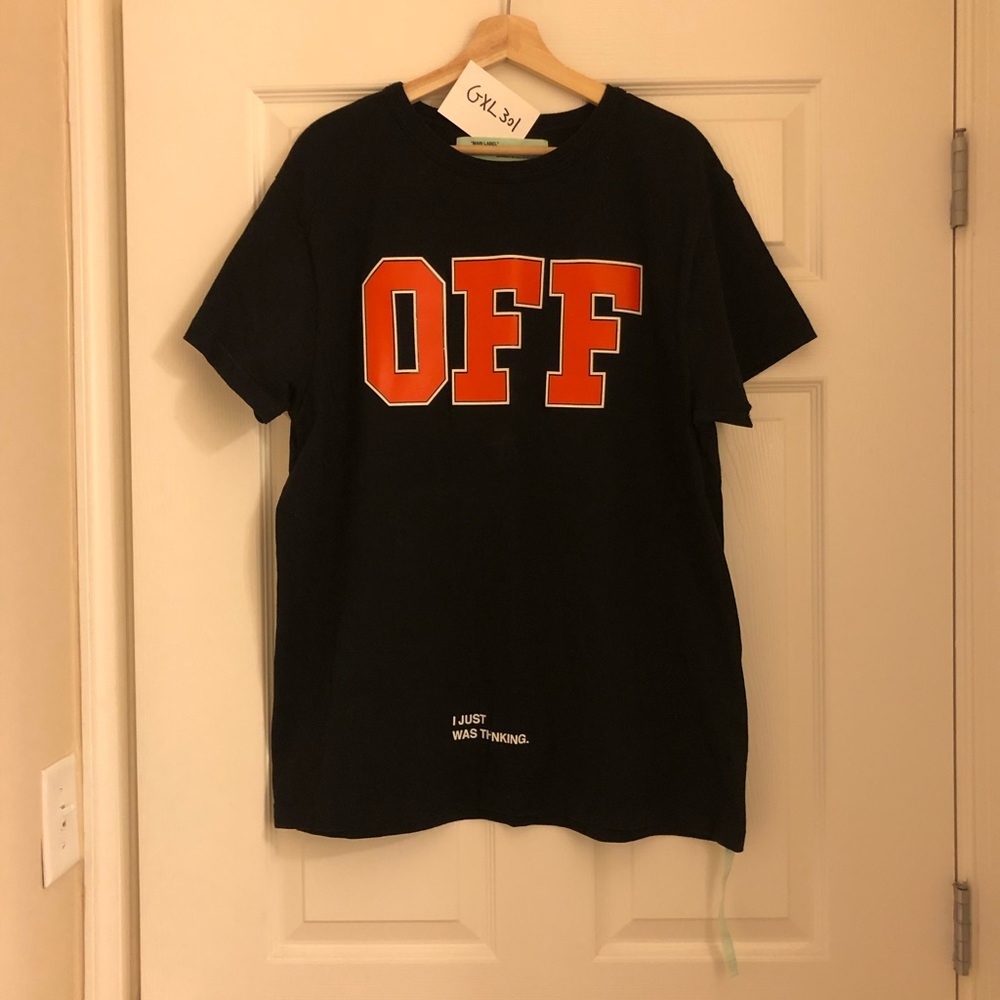Off White AW17 Varsity Logo Tee